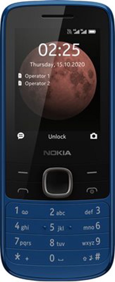 NOKIA Klasični mobitel 225 DS, 2.8", MicroSD, Dual SIM, kamera, plavi
